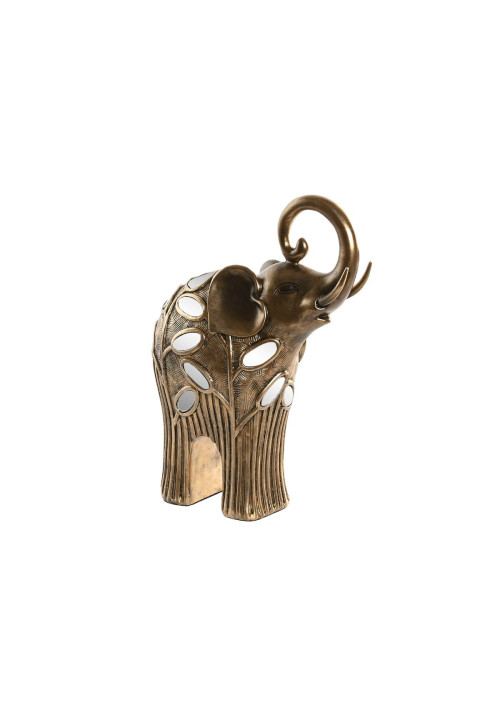 FIGURA RESINA 19X9X25.5 ELEFANTE BRONCE