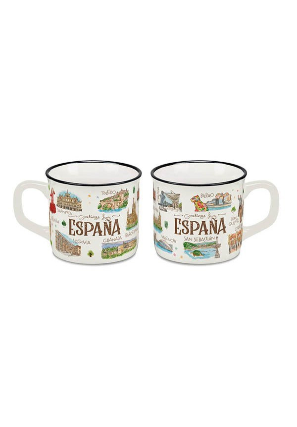 MUG ESPAÑA AQUARELLE 150ML (ESPAÑA)