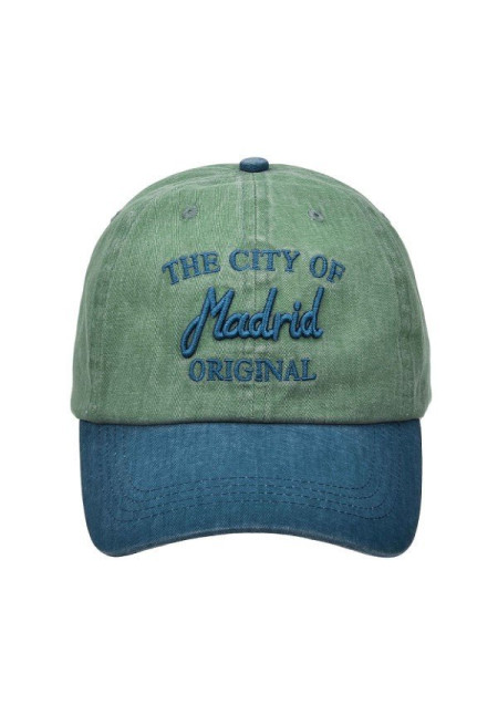 Gorra Madrid combi verde-azul