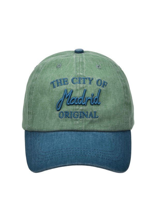 Gorra Madrid combi verde-azul