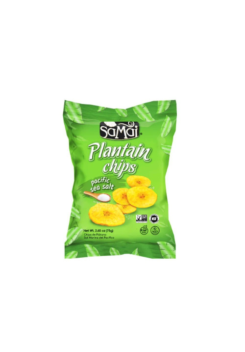 Samai Chips de Plátano con Sal Marina, 75g