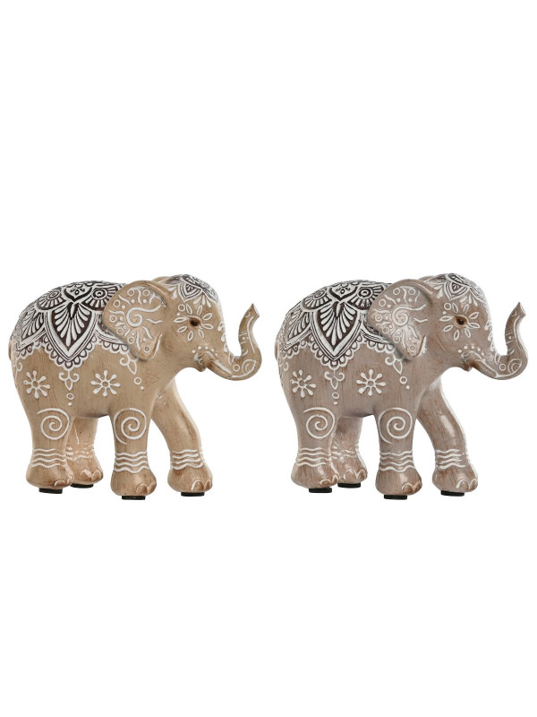 FIGURA RESINA 11X4X9 ELEFANTE 2 SURT.
