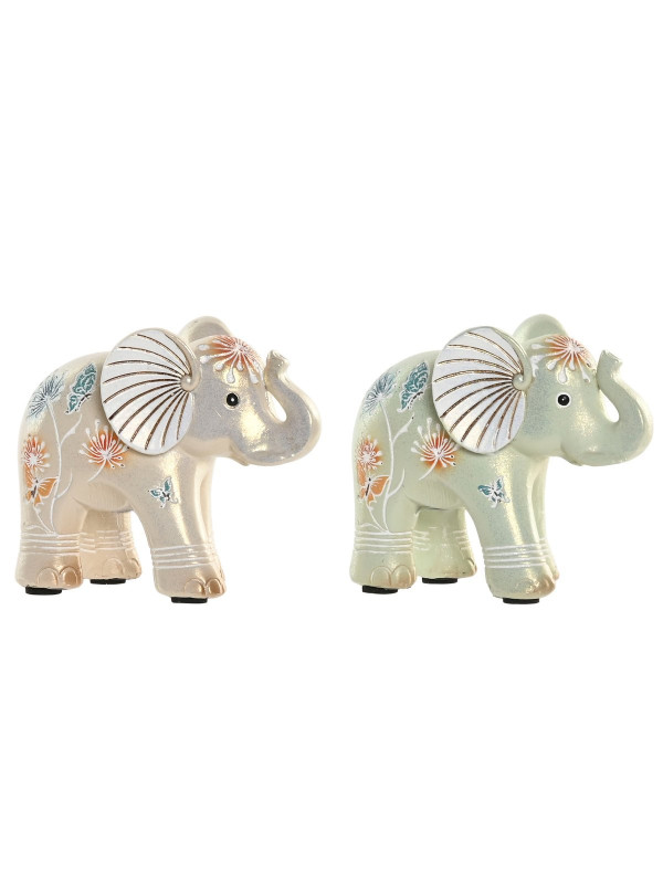 FIGURA RESINA 9X4,5X7 ELEFANTE 2 SURT.