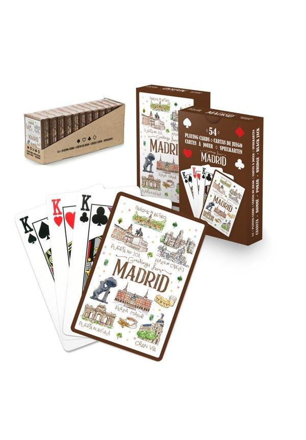 BARAJA DE POKER MADRID ACUARELA (MADRID)