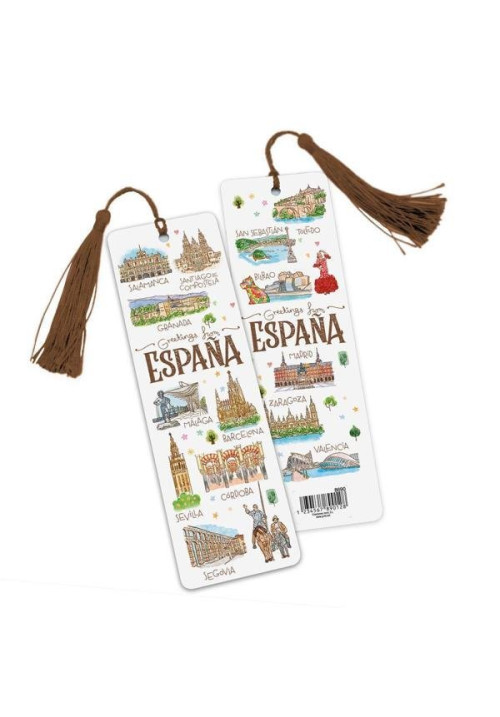 PUNTO DE LIBRO ESPAÑA ACUARELA (ESPAÑA)