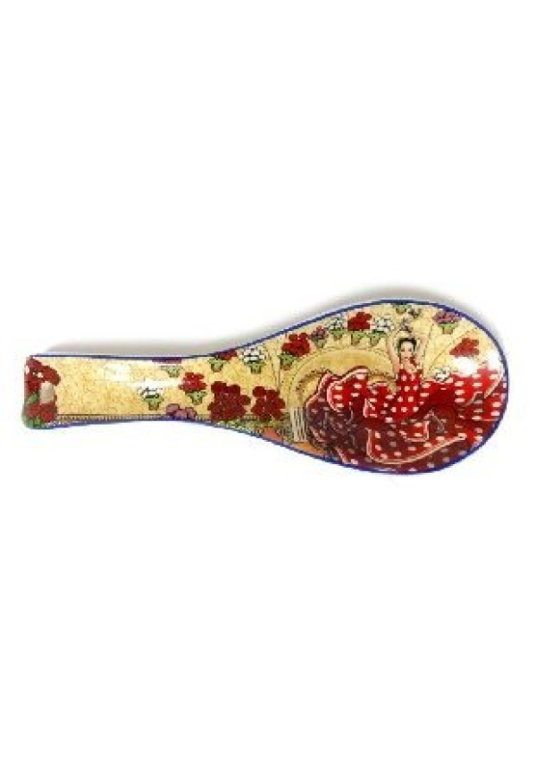 CUCHARA CERAMICA FLAMENCA      