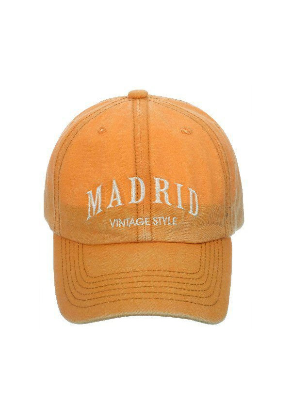 Gorra Madrid vintage style amarillo