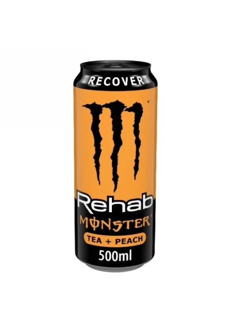  Monster Energy Rehab Bebida Energética tea+peach lata 500 ml.