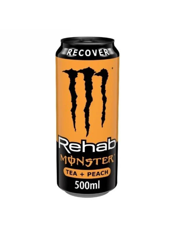  Monster Energy Rehab Bebida Energética tea+peach lata 500 ml.