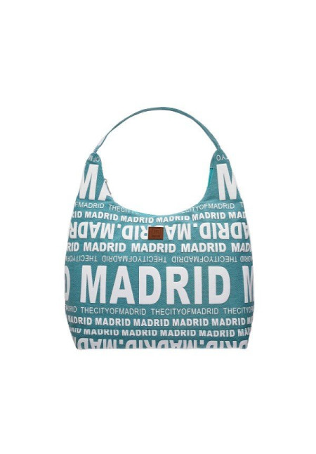 Bolso Góndola Madrid canvas turquesa
