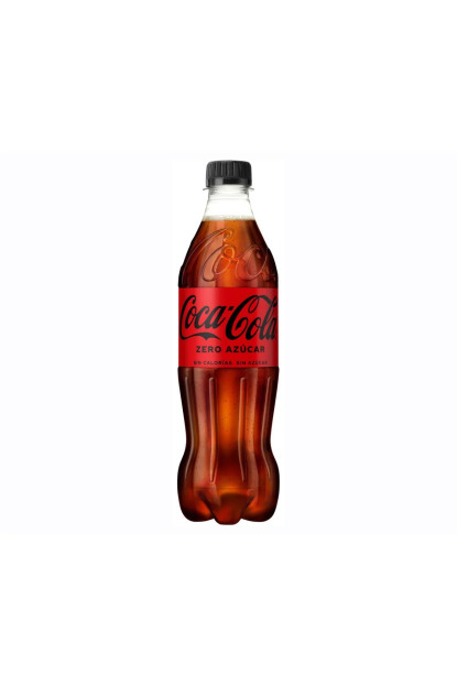 COCA COLA ZERO Refresco de cola Zero azúcar botella de 500 ml.