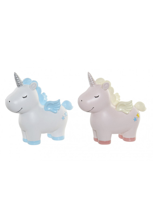 FIGURA RESINA  UNICORNIO  22X11X21