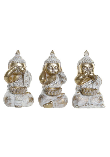 FIGURA RESINA 10X9X17 BUDA DECAPE 3 SURT.