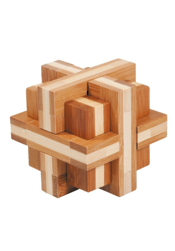 Rompecabezas - IQ-TEST PUZZLE DE BAMBÚ BLOQUES CRUZADOS