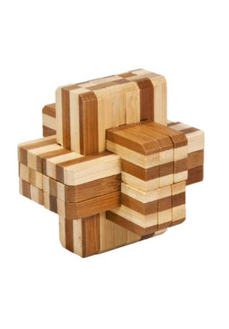 Rompecabezas - IQ-TEST PUZZLE DE BAMBÚ BLOQUES CRUZADOS
